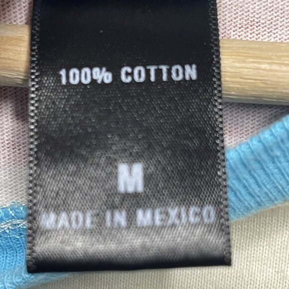 Disney Winnie The Pooh Duo Stripe Girls Ringer T-Shirt Medium - Picture 4 of 6